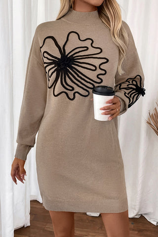 Floral Pattern Casual Dress