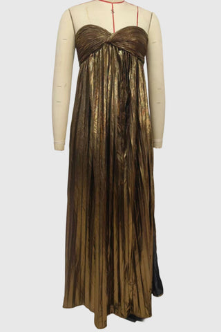 Elegant Strapless Evening Gown