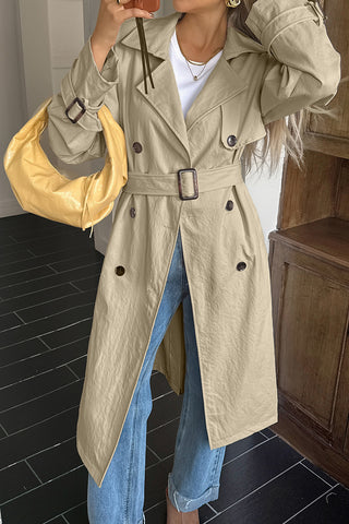 Classic Double-Breasted Trench Coat