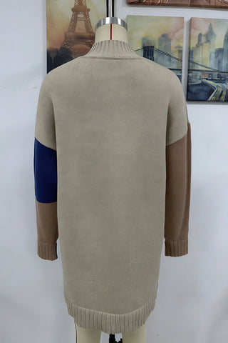 Oversized Geometric Sweater