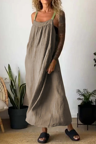 Relaxed Fit Sleeveless Dress