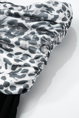 Sleeveless Zebra Print Pants Set