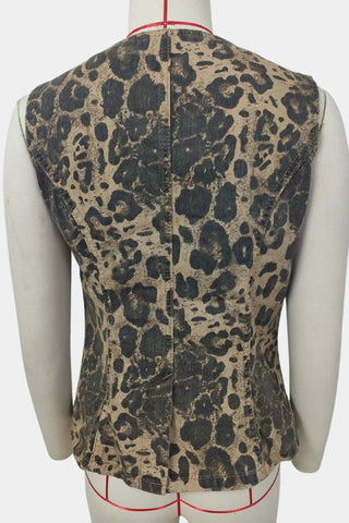 Stylish Leopard Print Pant Set