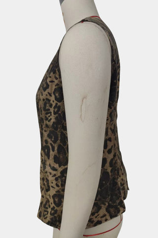 Stylish Leopard Print Pant Set