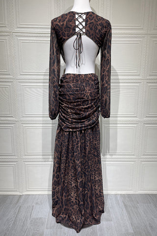 Elegant Cutout Evening Gown