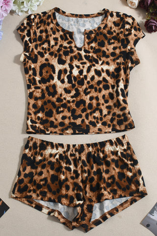 Leopard Print Casual Set