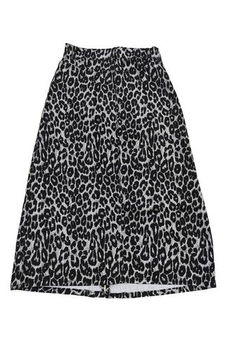 Leopard Print Midi Skirt
