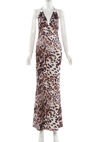 Elegant Halter Maxi Dress