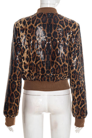 Sequin Bomber Jacket