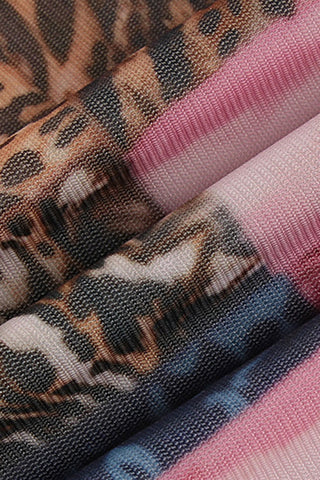 Patchwork Animal Print Cami Top