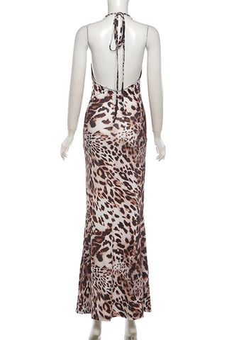 Elegant Halter Maxi Dress