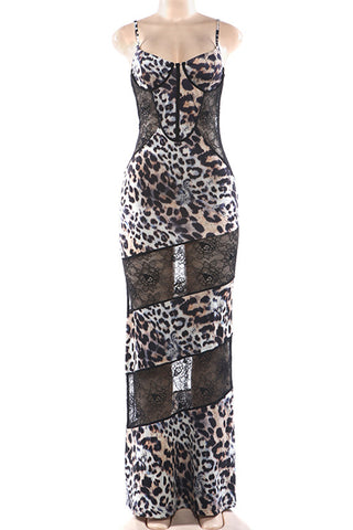 Strappy Animal Print Night Out Dress