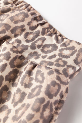 Leopard Print Skirt Set