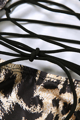 Animal Print Evening Gown