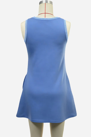 Sleeveless Casual Swing Dress