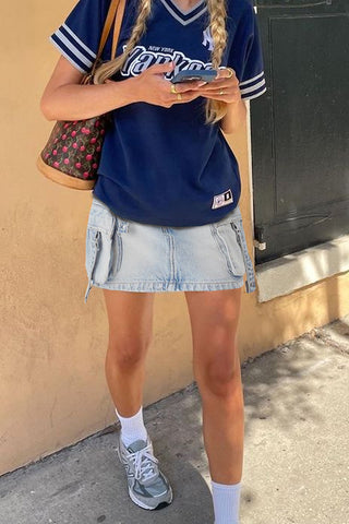 Utility Pocket Mini Skirt