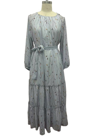 Flowing Floral Tiered Maxi Dress