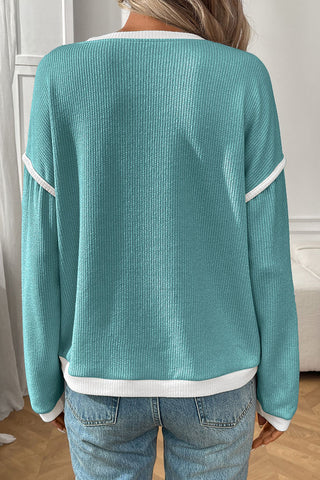 Casual Ribbed Sweater