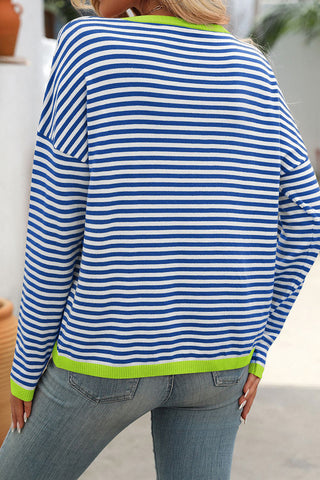 Striped Knit Sweater