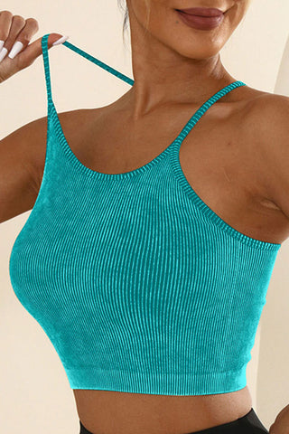 Racerback Ribbed Tank Top