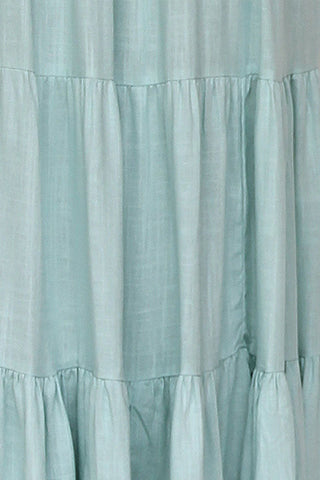 Ruffled Strap Maxi Dress