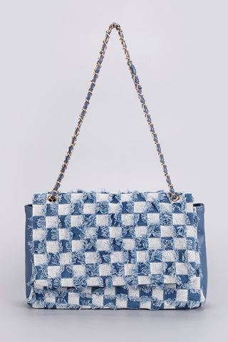 Heart Pattern Chain Shoulder Bag