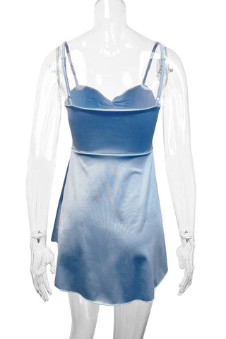 Twist-Front Cutout Sundress