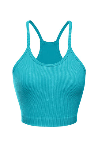 Racerback Ribbed Tank Top