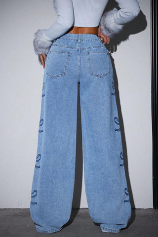 High-Waisted Casual Pants