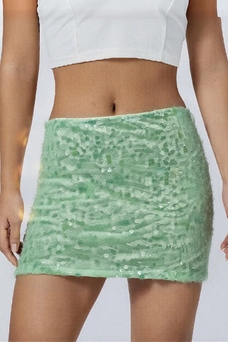 Textured Mini Skirt