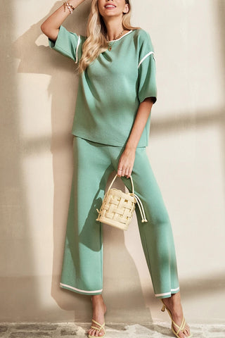 Contrast Trim 2pcs Set