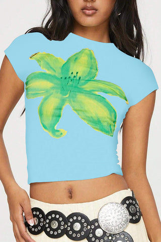 Graphic Floral T-Shirt