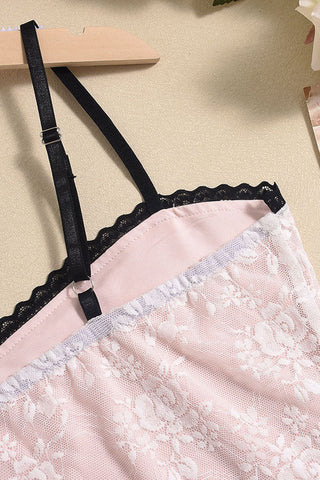 Lace-Trimmed Strappy Sundress