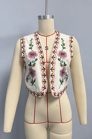 Floral Bohemian Vest