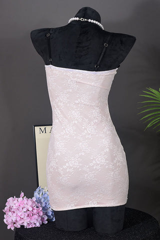 Lace-Trimmed Strappy Sundress