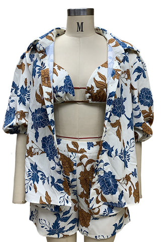 Floral Three-Piece Set