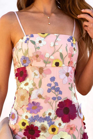 Floral Embroidered Sundress