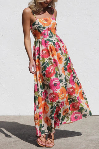 Floral Maxi Casual Dress