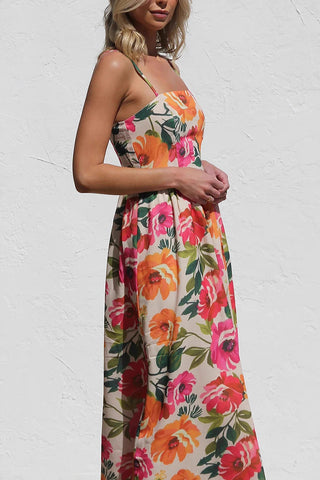 Floral Maxi Casual Dress