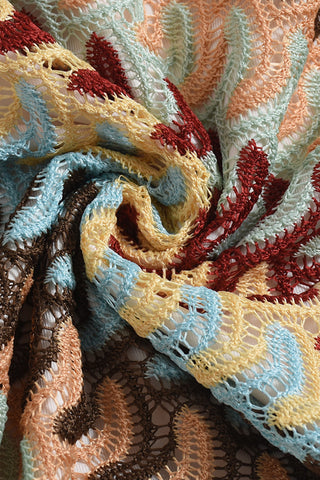 One-Shoulder Patterned Mini Dress