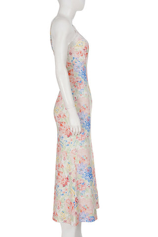 Floral Spaghetti Strap Casual Dress