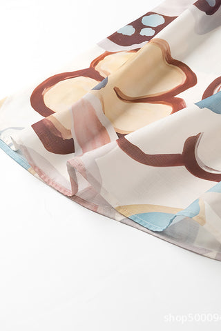 Floral Off-Shoulder Skirt Set