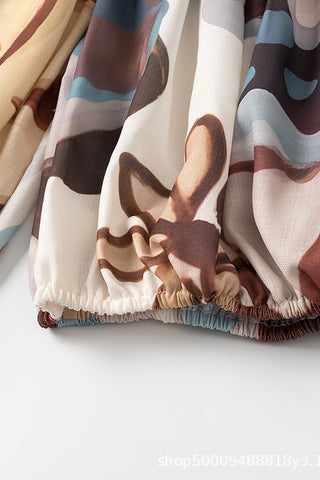 Floral Off-Shoulder Skirt Set