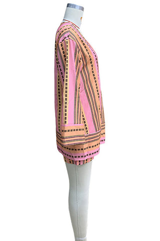 Bohemian Striped Shorts and Top Set