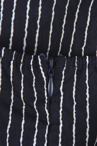 Striped Peplum Tank Top