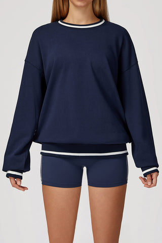 Crew Neck Long Sleeve Active Top