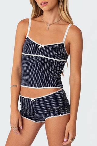 Polka Dot Casual Lounge Set