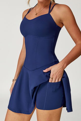 Strappy Fit and Flare Sundress