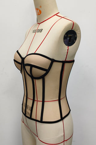 Strapless Corset Tank Top