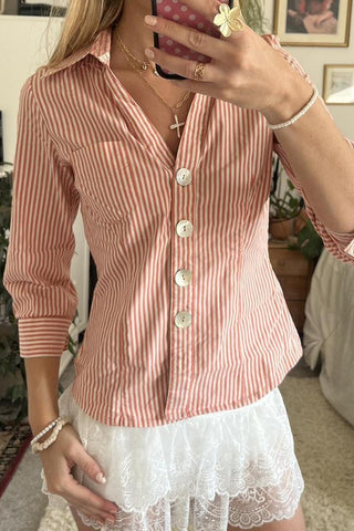 Collared Button-Down Shirt